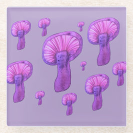 Lila Party Glasuntersetzer