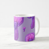 Lila Party Kaffeetasse (VorderseiteRechts)