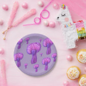 Lila Party Pappteller (Party)