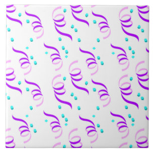 LILA PARTY RIBBONS FLIESE