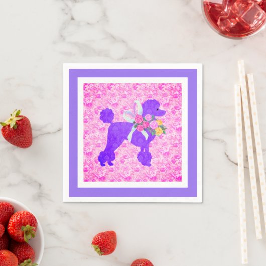 Lila Party Serviette (Beispiel)