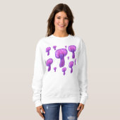 Lila Party Sweatshirt (Vorne ganz)