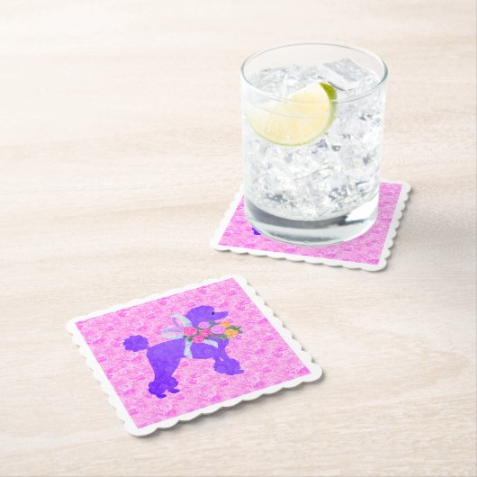 Lila Party Untersetzer (Vor Ort)