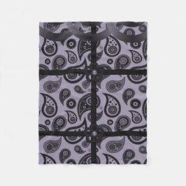 lila Pasleydecke Fleecedecke