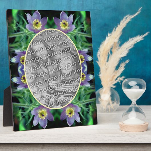 Lila Pasque-Blume erstellen Ihr eigenes Foto Fotoplatte (Seite)