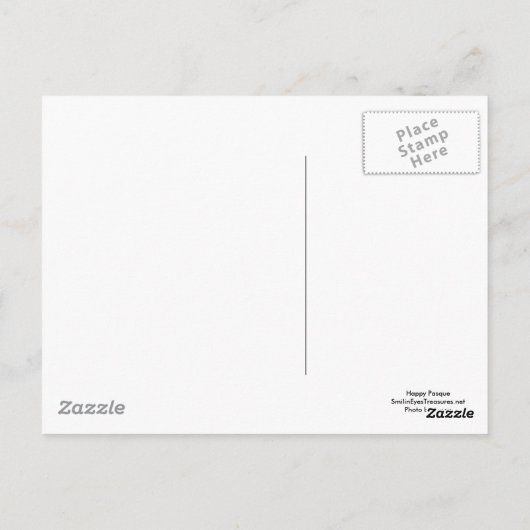 Lila Pasque Blume Foto Postkarte (Rückseite)