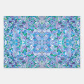 Lila Passion Abstrakt Wrapping Paper Geschenkpapier Set (Vorderseite)