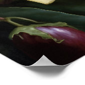 Lila Passion Blume Art Print Poster (Ecke)