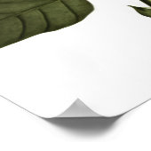 Lila Passion Blume Art Print Poster (Ecke)