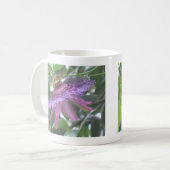 Lila Passion Blume Foto Tasse (Vorderseite Links)