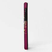 Lila Passion Heart Valentine PHone Fall Case-Mate iPhone Hülle (Hinten/Links)