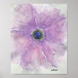 Lila Passion Leinwand Poster (8x10)