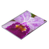 Lila Passion Orchid Notizblock (Linke Seite)