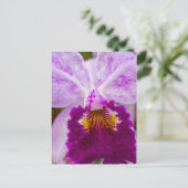 Lila Passion Orchid Postkarte (Stehend Vorderseite)