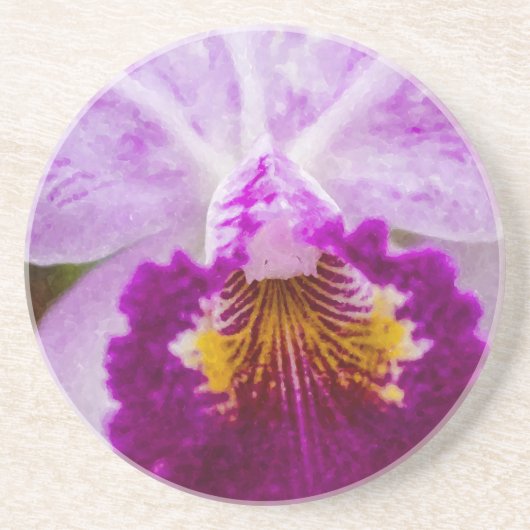 Lila Passion Orchid Untersetzer (Vorne)