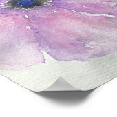 Lila Passion Premium 8 x 10 Leinwand Gloss Poster (Ecke)