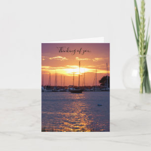 Lila Passion Sonnenuntergang Denken Sie an Ihre Ka Karte