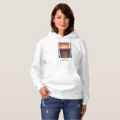 Lila Passion Sunset Hoodie (Vorne ganz)