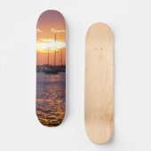 Lila Passion Sunset Skateboard (Vorderseite)