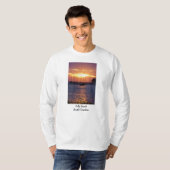 Lila Passion Sunset T-Shirt (Vorne ganz)