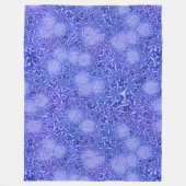 lila Passionsdecke Fleecedecke (Vorderseite)