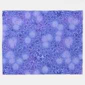 lila Passionsdecke Fleecedecke (Vorderseite (Horizontal))