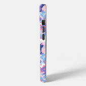 Lila Pastel Camouflage Case-Mate iPhone Hülle (Rückseite / Links)