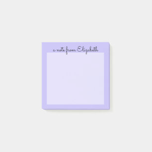 Lila Pastel Minimal Lavendel Post-it Klebezettel