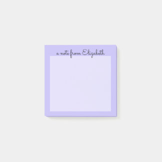 Lila Pastel Minimal Lavendel Post-it Klebezettel