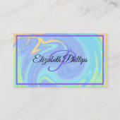 Lila Pastelfarbe Beruflich Visitenkarte (Vorderseite)