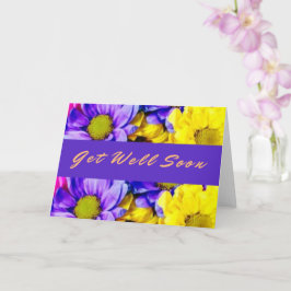 Lila Pastell-Blume werden gut Karte