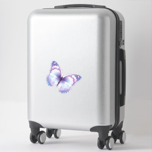 Lila Pastell Butterfly Aufkleber