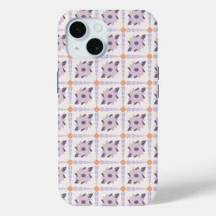 Lila-Pastell-Dekorative bunte Fliese Case-Mate iPhone Hülle