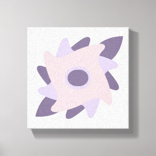 Lila-Pastell-Dekorative bunte Fliese Leinwanddruck
