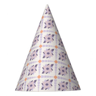 Lila-Pastell-Dekorative bunte Fliese Partyhütchen