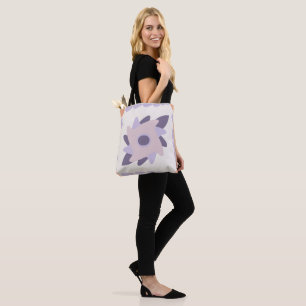 Lila-Pastell-Dekorative bunte Fliese Tasche