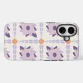 Lila Pastellfliese Case-Mate iPhone Hülle (Rückseite (Horizontal))