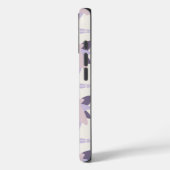 Lila Pastellfliese Case-Mate iPhone Hülle (Rückseite / Links)