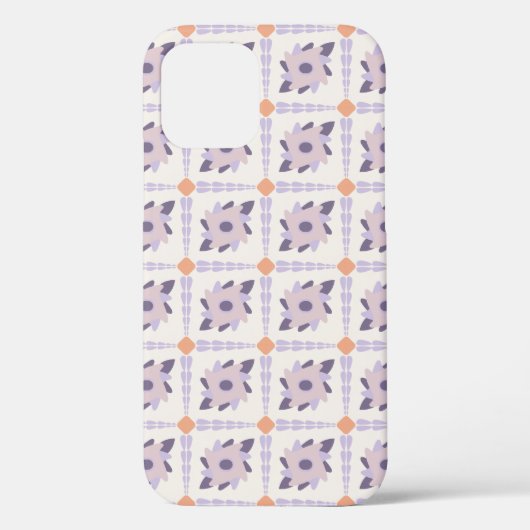 Lila Pastellfliese Case-Mate iPhone Hülle (Rückseite)