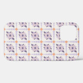 Lila Pastellfliese Case-Mate iPhone Hülle (Rückseite (Horizontal))