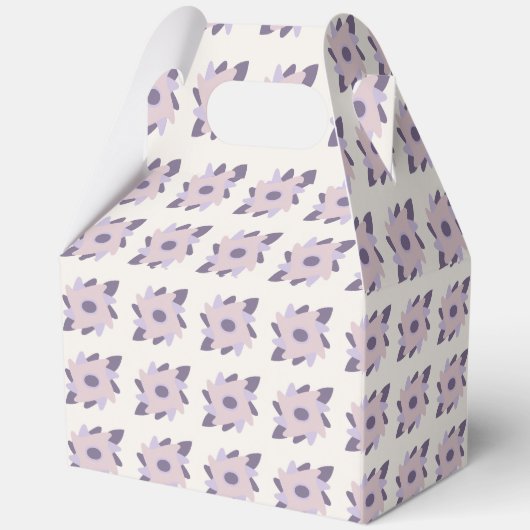 Lila Pastellfliese Geschenkschachtel (Rückseite)