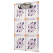 Lila Pastellfliese Klemmbrett (Links)