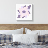 Lila Pastellfliese Leinwanddruck (Insitu (Schlafzimmer))