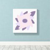 Lila Pastellfliese Leinwanddruck (Insitu (Holzboden))