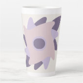 Lila Pastellfliese Milchtasse (Vorderseite)