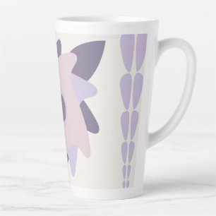 Lila Pastellfliese Milchtasse