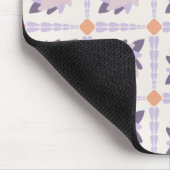 Lila Pastellfliese Mousepad (Ecke)