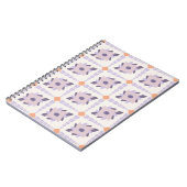 Lila Pastellfliese Notizblock (Linke Seite)