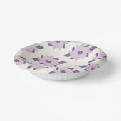 Lila Pastellfliese Pappteller (Gewinkelt)