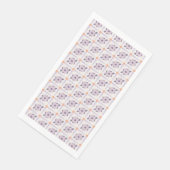 Lila Pastellfliese Serviette (Ecke)